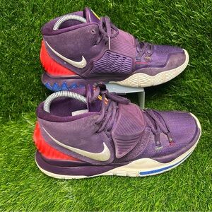 Nike Kyrie Purple and Red Athletic Shoes